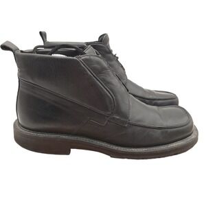 Vintage‎ BACCO BUCCI Boots Mens 9 Black Soft Leather Italy Chukka Combat Biker